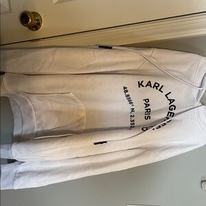 Karl Lagerfeld White Hoodie